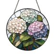 Decorative Botanical Window Art – Hydrangea Bloom Design - Walmart.com