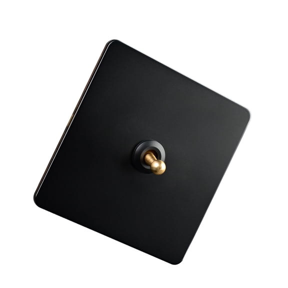 Decorative Brass Toggle Light Switches Panel Flame-resist Designs Wall Switching Panels Suitable for Electrical Control