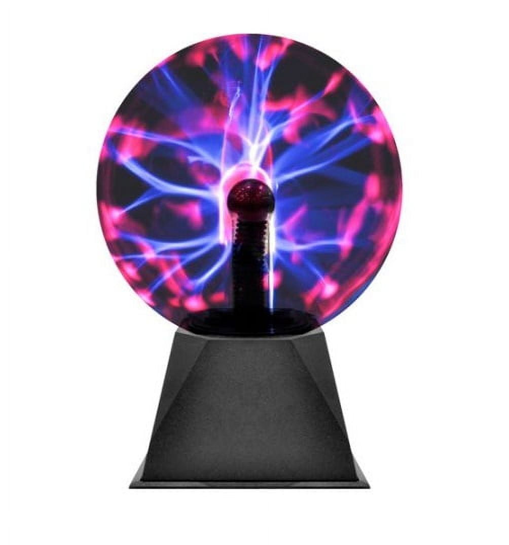 Decorative Bright Multi Color Globe Plasma Lamp Black 6