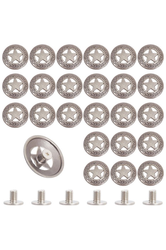 Decorative Buckle with Screws Back