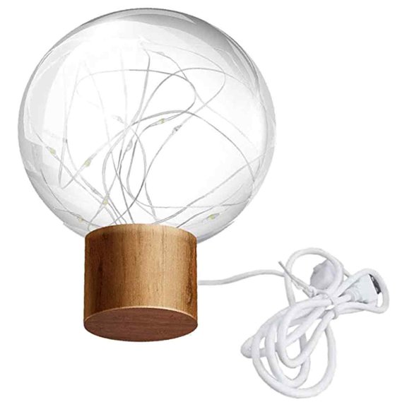 Decorative Bulb Shape LED Wooden USB Operated LED Strip Light for Home Christmas Decorations,Night Light