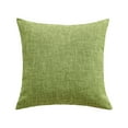 thumbnail image 1 of Decorative Burlap Linen Throw Pillow Covers 14x14 Inch Soft Fall Pillow Cases for Sofa Couch Bed Living Room Home Cozy Cushion Cover Protector Slip Sham Decor, 1 of 4