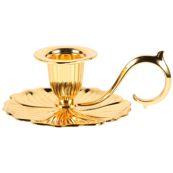 Decorative Candle Holder Metal Stand Tealight Candleholder Gold Golden