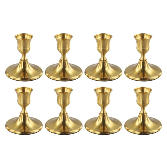 Decorative Candle Holder Set Made Of Iron For Weddings And For Home Ambiance Available In Copper And Chrome Colors