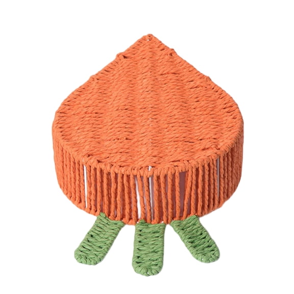 Decorative Carrot Shape Tray for Serving Snacks and Storing Jewelry Multifunctional Fruit Organiser for Dining Table