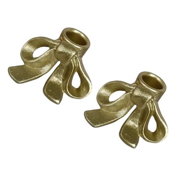 Decorative Cast Iron Candle Stand Candle Holders For Wedding Occasion Table Candlestick Set 2pcs