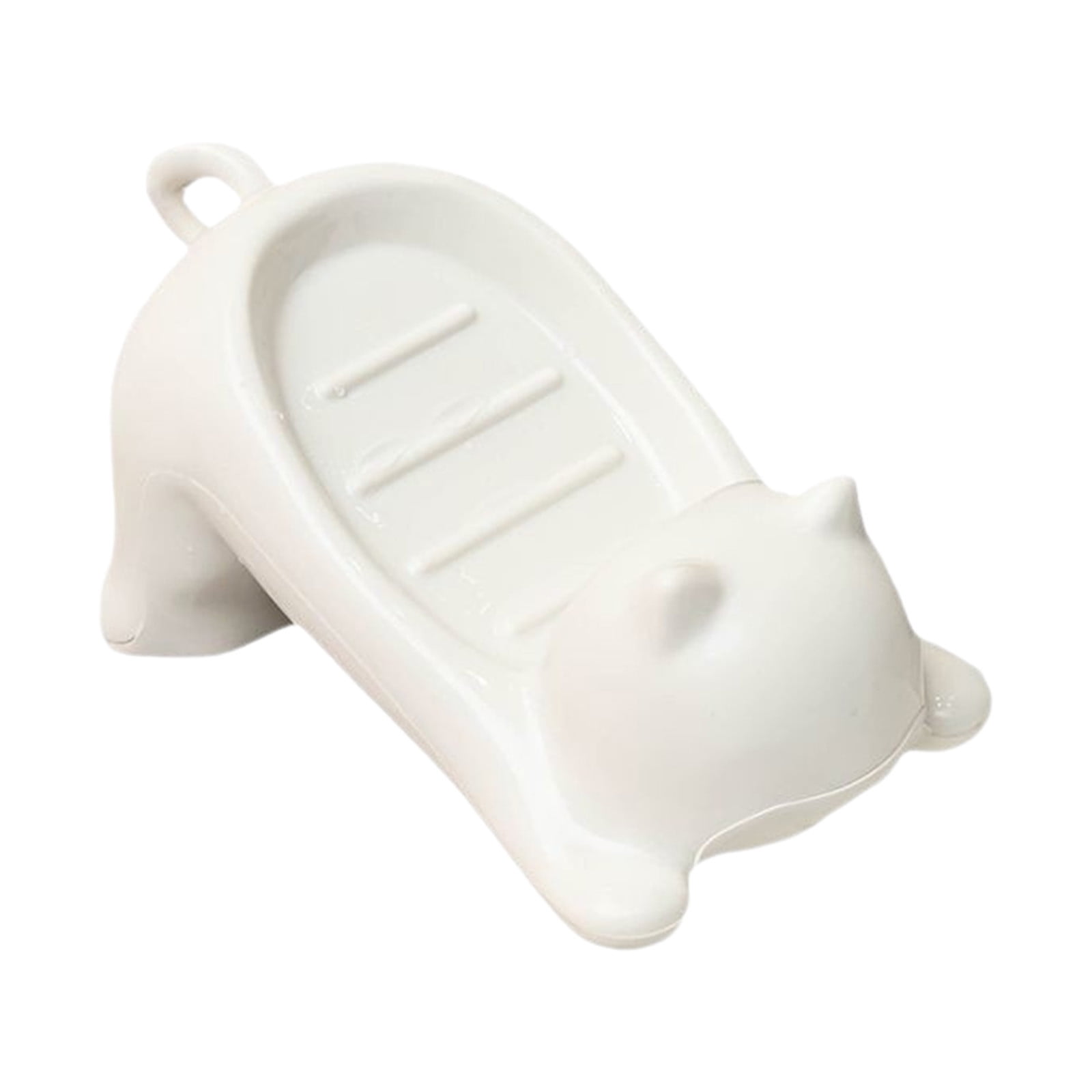 Decorative Cat Shaped Soap Dish Bathroom Counter Organizer With ...