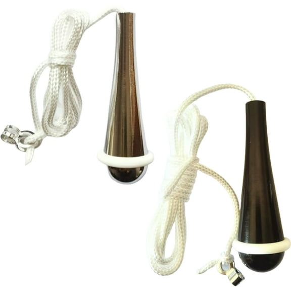 Decorative Ceiling Fan Pull Chain Pendant Metal Design Rope Pendant for Bathroom Bedroom Living Room Lighting Accessory