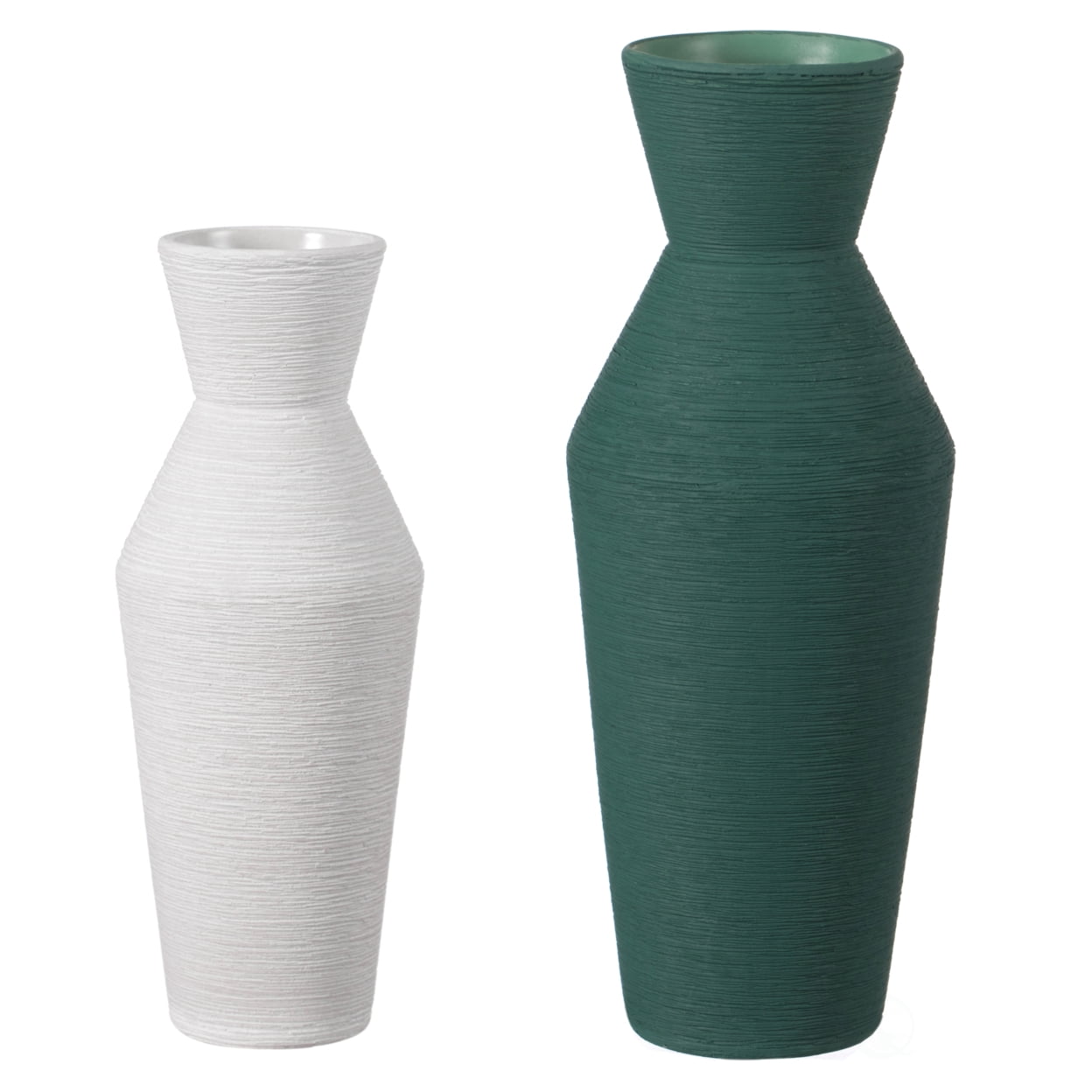 Elegant Green Ceramic 11" Decorative Table Vase
