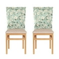 thumbnail image 1 of Decorative Chair Back Cover One Size x2 Chair Cover Dining Chair Slipcovers Chair Back Decoration Festival Chair Decoration Cool Beautiful White Flowers, 1 of 6