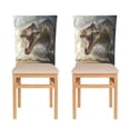 thumbnail image 1 of Decorative Chair Back Cover One Size x6 Chair Cover Dining Chair Slipcovers Chair Back Decoration Festival Chair Decoration Big-billed Dinosaur, 1 of 6