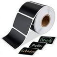 thumbnail image 1 of Reusable Sticker Label Set, 300 Waterproof Chalkboard Labels with Matte Texture for Customizable Organization, Liquid Chalk Marker Included, 1 of 8
