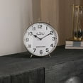 thumbnail image 1 of Decorative & Classic Aluminum Silver Table Clock-Desk clock, 1 of 4