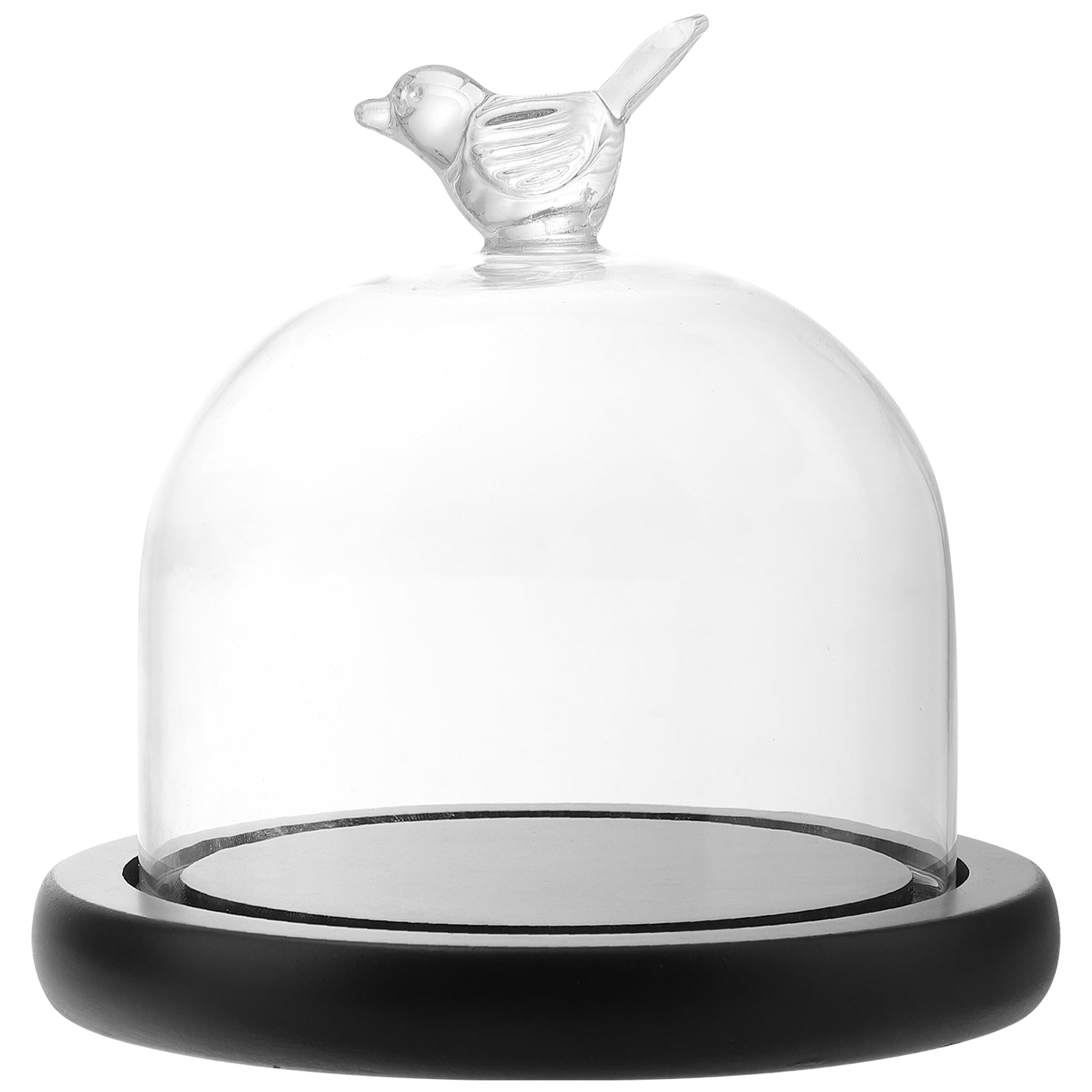 Decorative Clear Glass Dome Cloche Bell Jar Display Case Tabletop