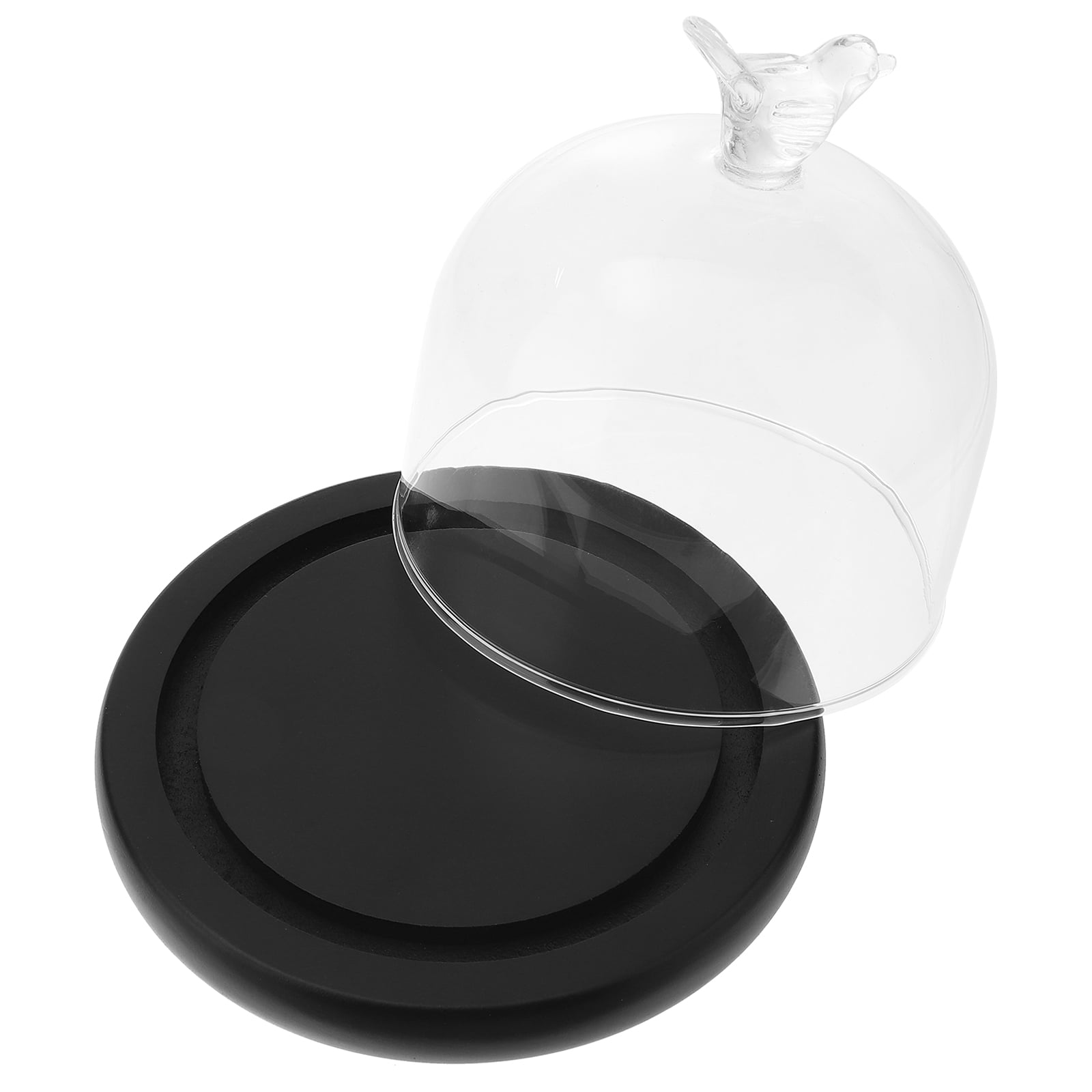 Decorative Clear Glass Dome Cloche Bell Jar Display Case Tabletop