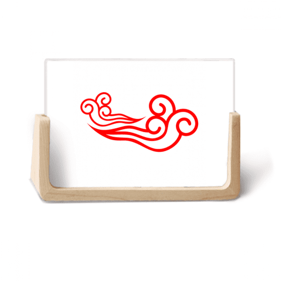 Decorative Cloud Patterns Photo Wooden Photo Frame Tabletop Display