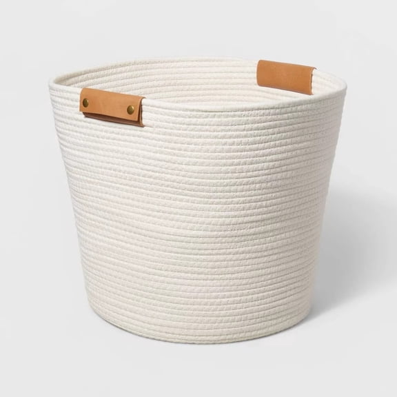Decorative Coiled Rope Basket