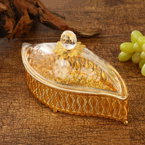 Decorative Cookie Jar with Lid (Decorative),Cookie Jar Decorative Jar with Lid Metal and Acrylic Snack Craft