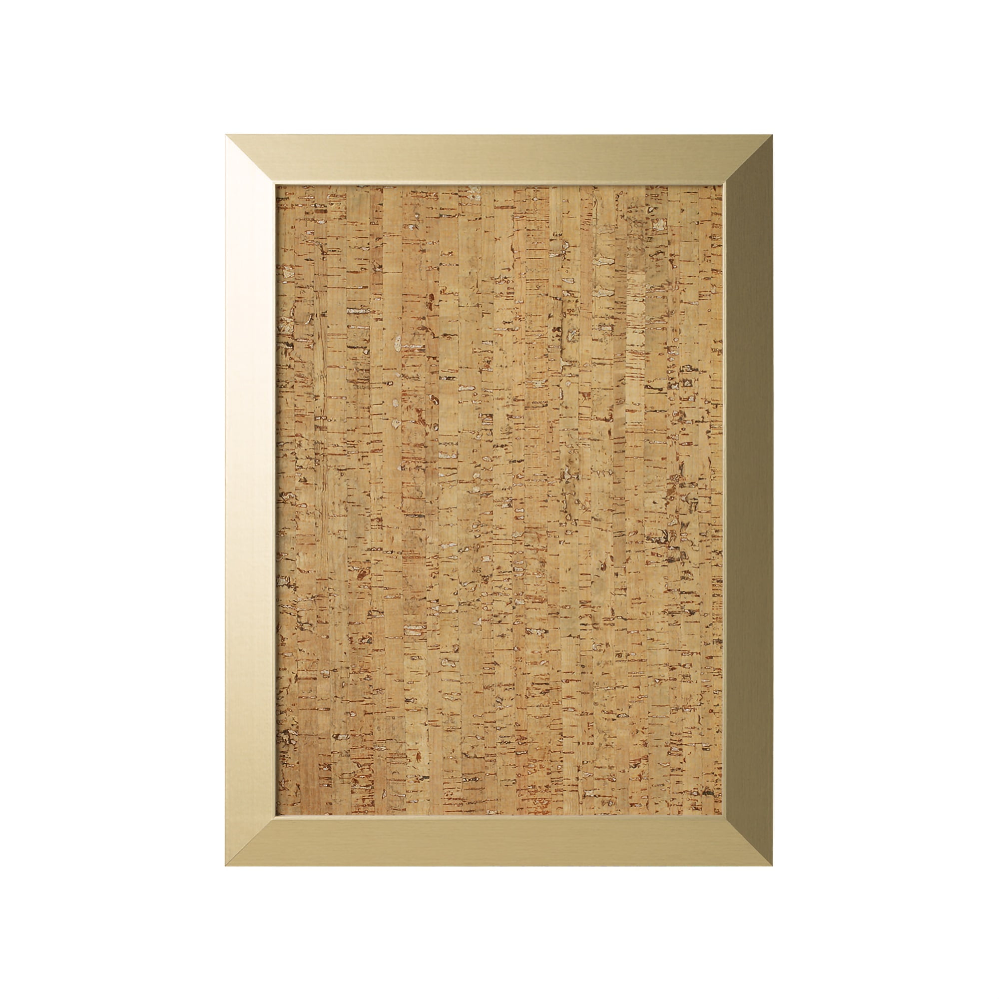 Decorative Cork Bulletin Board, Gold Metallic Frame
