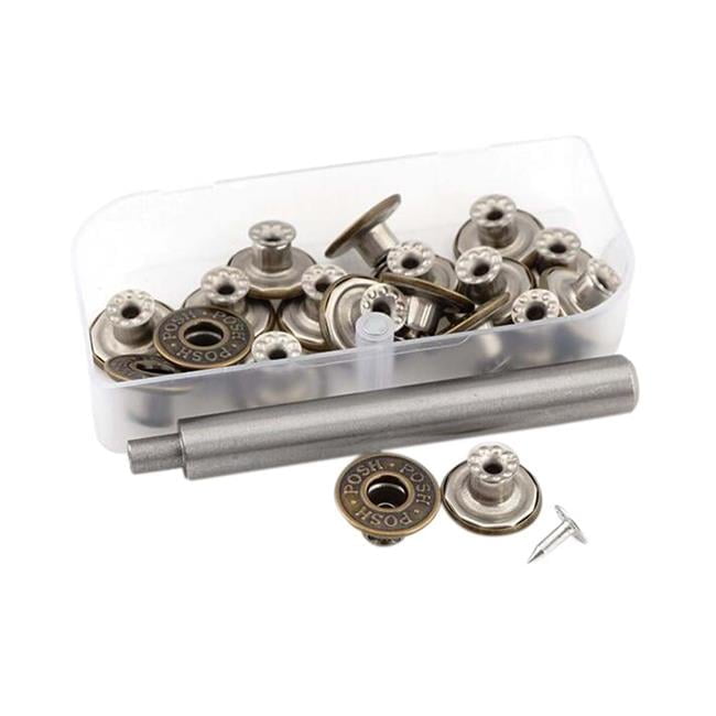Decorative Craft Metal Buttons for Jeans - 17 x 17 mm