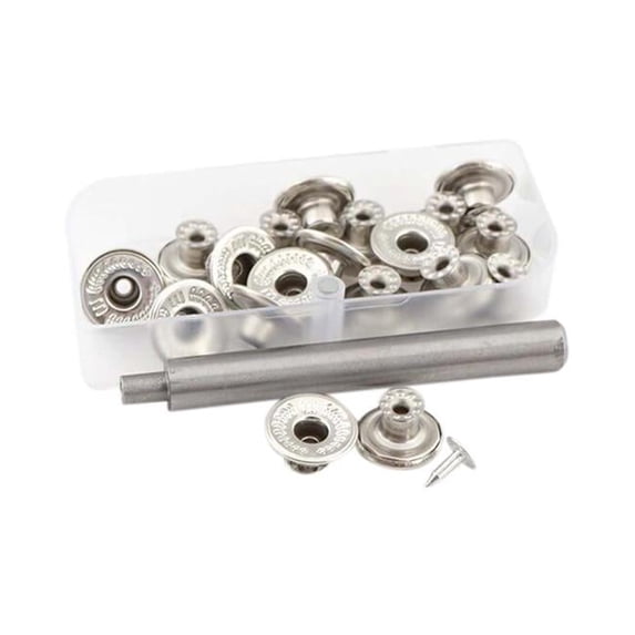 Decorative Craft Metal Buttons for Jeans - 17 x 17 mm
