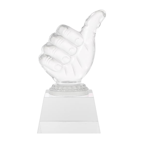 Supvox cate Crystal Trophy Transparent for Parties and Campus Activities