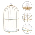 thumbnail image 1 of TOYMYTOY  Golden Glass Metal Dessert Display Tray for Parties, 1 of 7