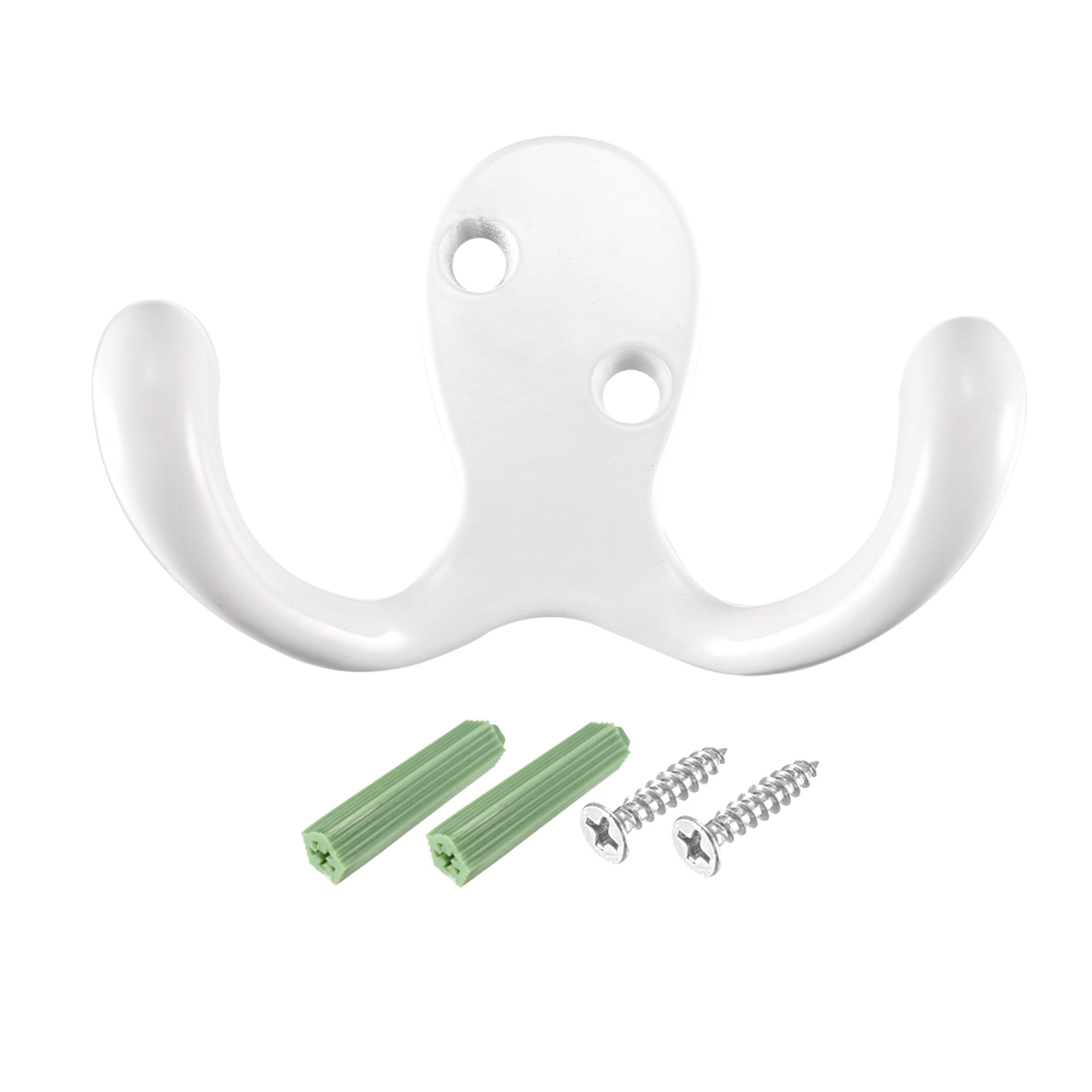 Decorative Curtain Drapery Holdback Wall Mounted Dual Prong Coat Hooks