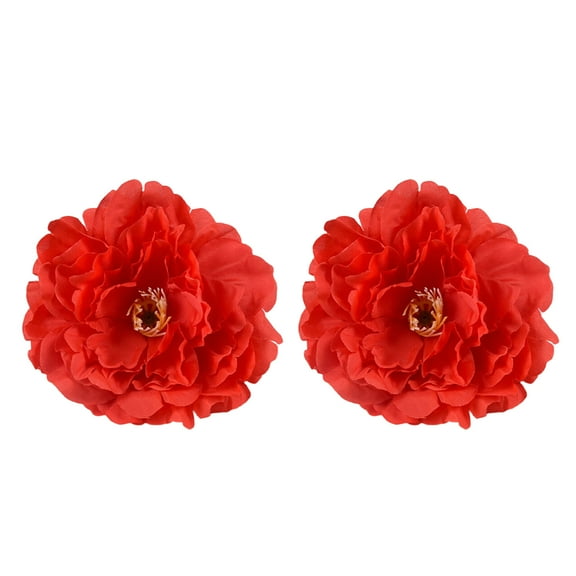 Decorative Curtain Drapery Holdbacks Peony Curtain Tiebacks,Flower Curtain Tie Simple Setups, 2PCS