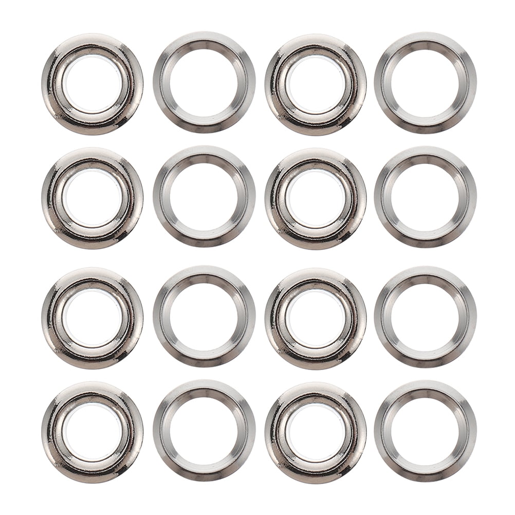Decorative Curtain Rods Brass Buttonhole Drapery Rings with Eyelets