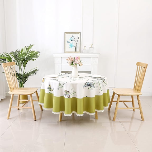 Decorative Daisy Floral Print Rectangle Tablecloth Waterproof Rectangular Table Cloth Wrinkle Free and Stain Resistant Tablecloths for Kitchen and Dining Room(60 x 104 Inch Rectangular)