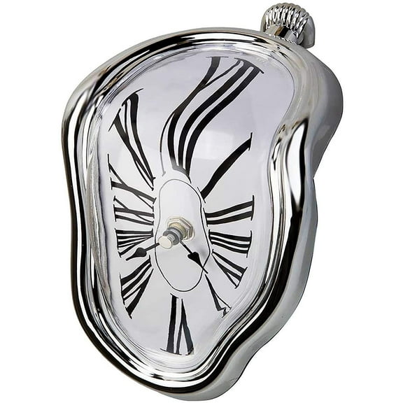 Decorative Dali Watch Melting Clock - Surrealistic Table Shelf Desk Fashion Melted Dali Inspired Gift Idea