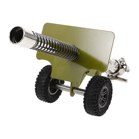 SOPOTUTU Vintage Green Cannon Model Stainless Steel Decorative Home Tabletop Ornament