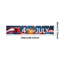 thumbnail image 1 of Decorative Design 4th of July Event Banner Patriotic Theme Party Decoration Colorful Stars Red White Blue Celebration for Patriotic Party National Holiday Indoor Outdoor, 1 of 7