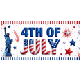 thumbnail image 1 of Decorative Design 4th of July Banner Patriotic Style Independence Day Party Decoration for Holiday Celebration Indoor Decoration Outdoor Event, 1 of 7