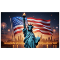 thumbnail image 1 of Decorative Design American Flag Statue of Liberty Banner Patriotic Celebration Theme for Independence Day National Holiday Outdoor Event, 1 of 7