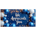 thumbnail image 1 of Decorative Design Appreciation Banner Polyester Material WE Gratitude Banner Appreciation Balloons for Employee Recognition Event Indoor Decoration Ceremony, 1 of 8