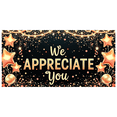 thumbnail image 1 of Decorative Design Appreciation Banner Star Pattern Celebration Decoration Party Backdrop for Employee Recognition Event Celebration Office Party, 1 of 8