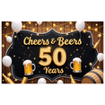 thumbnail image 1 of Decorative Design Banner Balloon Decoration Cheers & Beers Party Banner Beer Mugs Celebratory Design Decorative Stars for Birthday Celebration Adult Party Indoor Decoration, 1 of 9