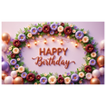 thumbnail image 1 of Decorative Design Banner Polyester Material for Birthday Party Indoor Decoration Celebration, 1 of 9