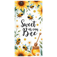 thumbnail image 1 of Decorative Design Bee Theme Decorative Flowers Sweet as can Bee Banner for Kids Party Spring Celebration Baby Shower, 1 of 8