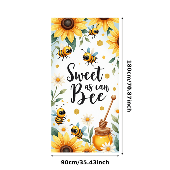 Decorative Design Bee Theme Decorative Flowers Sweet as can Bee Banner for Kids Party Spring Celebration Baby Shower