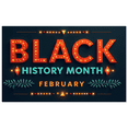 thumbnail image 1 of Decorative Design Black History Month Celebration Banner February Event Decoration for School Classroom Office Display, 1 of 8