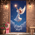 thumbnail image 1 of Decorative Design Christmas Angel Theme Religious Night Sky Banner for Church Events Holiday Decor Home Decoration, 1 of 9