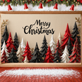 thumbnail image 1 of Decorative Design Christmas Banner Festive Decoration Merry Christmas Holiday Trees for Holiday Celebration Indoor Decoration Event Decoration, 1 of 9