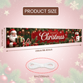 thumbnail image 1 of Decorative Design Christmas Banner Festive Decoration Polyester Material Merry Christmas Event Banner Seasonal Theme for Holiday Party Indoor Decoration Christmas Celebration, 1 of 9