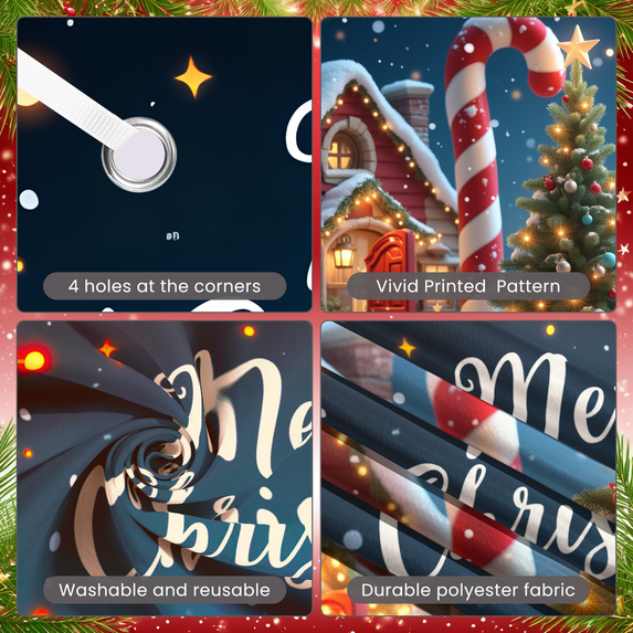 Decorative Design Christmas House Snowflake Pattern Christmas Tree Gift Boxes for Holiday Celebration Indoor Decoration Party Event