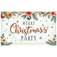 thumbnail image 1 of Decorative Design Christmas Party Banner Festive Decoration Holiday Celebration Backdrop for Indoor Decoration Party Celebration Seasonal Event, 1 of 7
