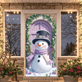 thumbnail image 1 of Decorative Design Christmas Snowman Holiday Banner for Winter Decoration Kids Party Celebration, 1 of 9