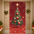 thumbnail image 1 of Decorative Design Christmas Tree Festive Decoration Holiday Banner for Christmas Party Family Celebration Winter Event, 1 of 9